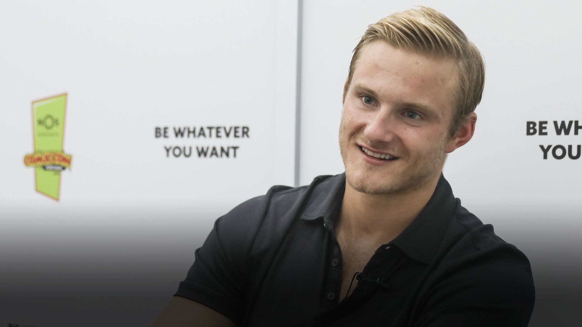 O ator Alexander Ludwig (Bjorn) - Vikings da Depressão